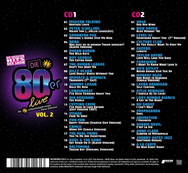 Ein CD-Cover mit Text in Englisch und Deutsch.