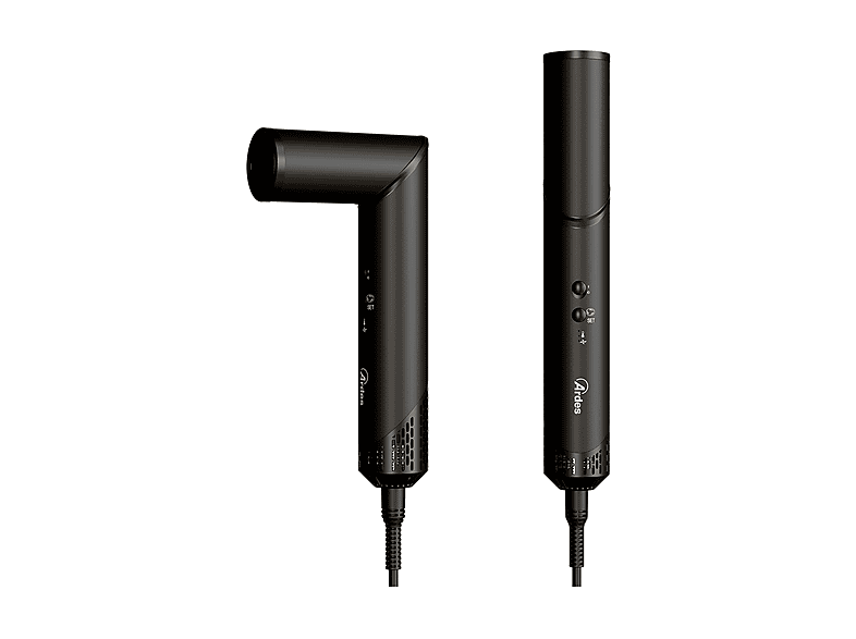 Phon Ardes Estylia Arphon03, 1500W, 3 temperature, funzione ionica, manico pieghevole, con concentratore e diffusore, spazzola lisciante,
