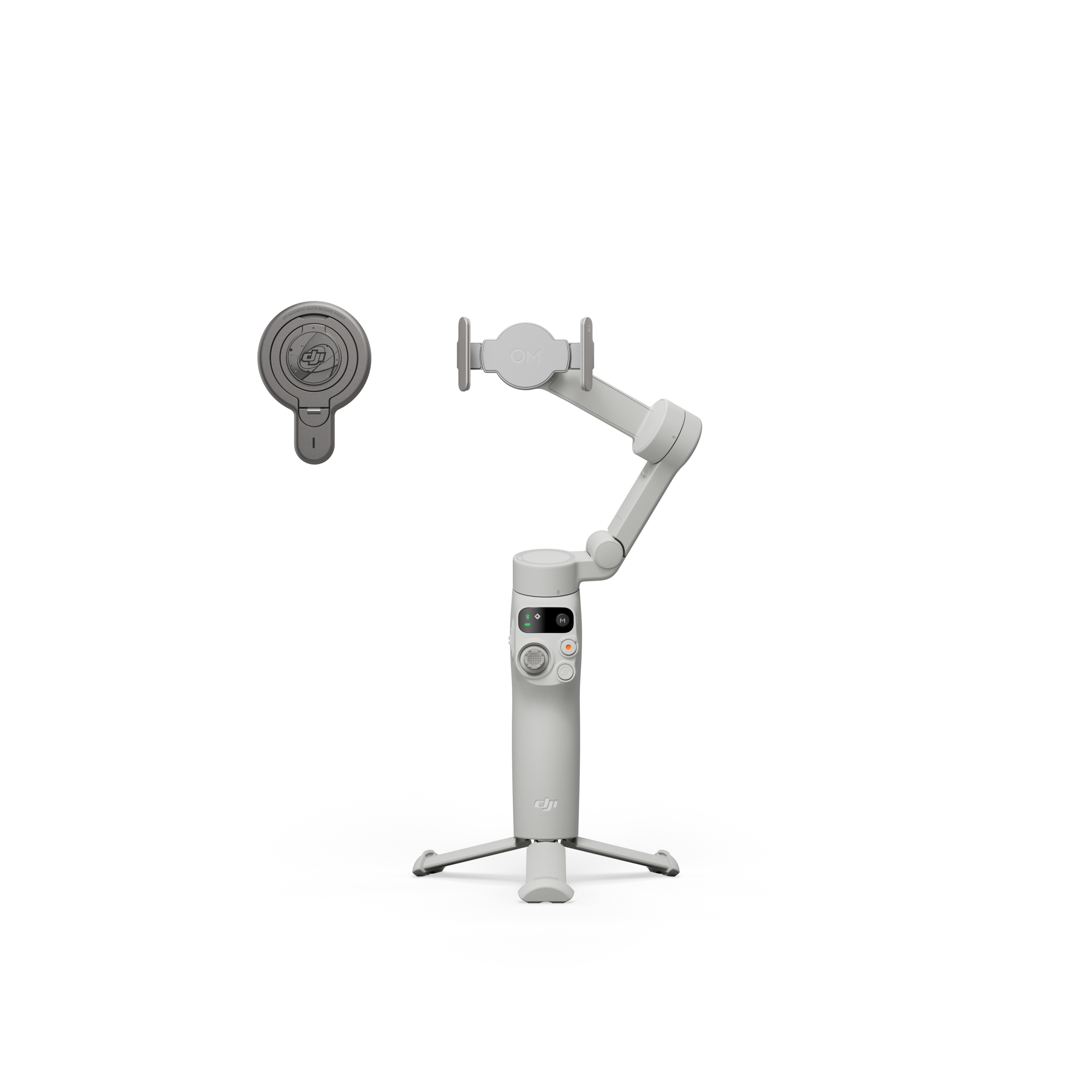 Schwarzes Smartphone mit Gimbal.