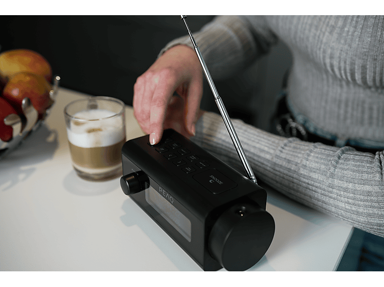Thumbnail - PEAQ PCR 170 Radiowecker, FM/DAB+, FM, DAB+, Bluetooth, Grau
