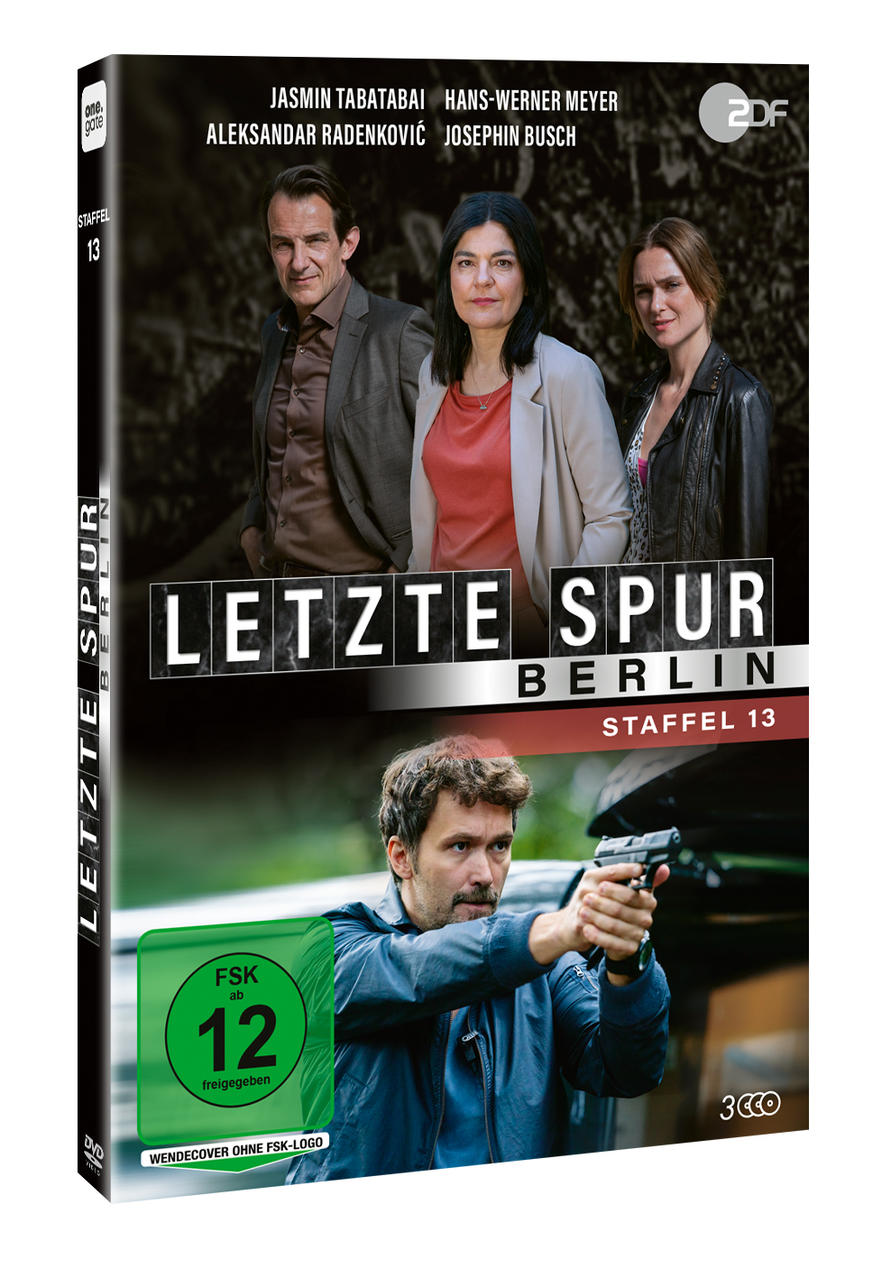 DVD-Cover der Fernsehserie 'Letzte Spur Berlin' mit Schauspielern und dem Serientitel.