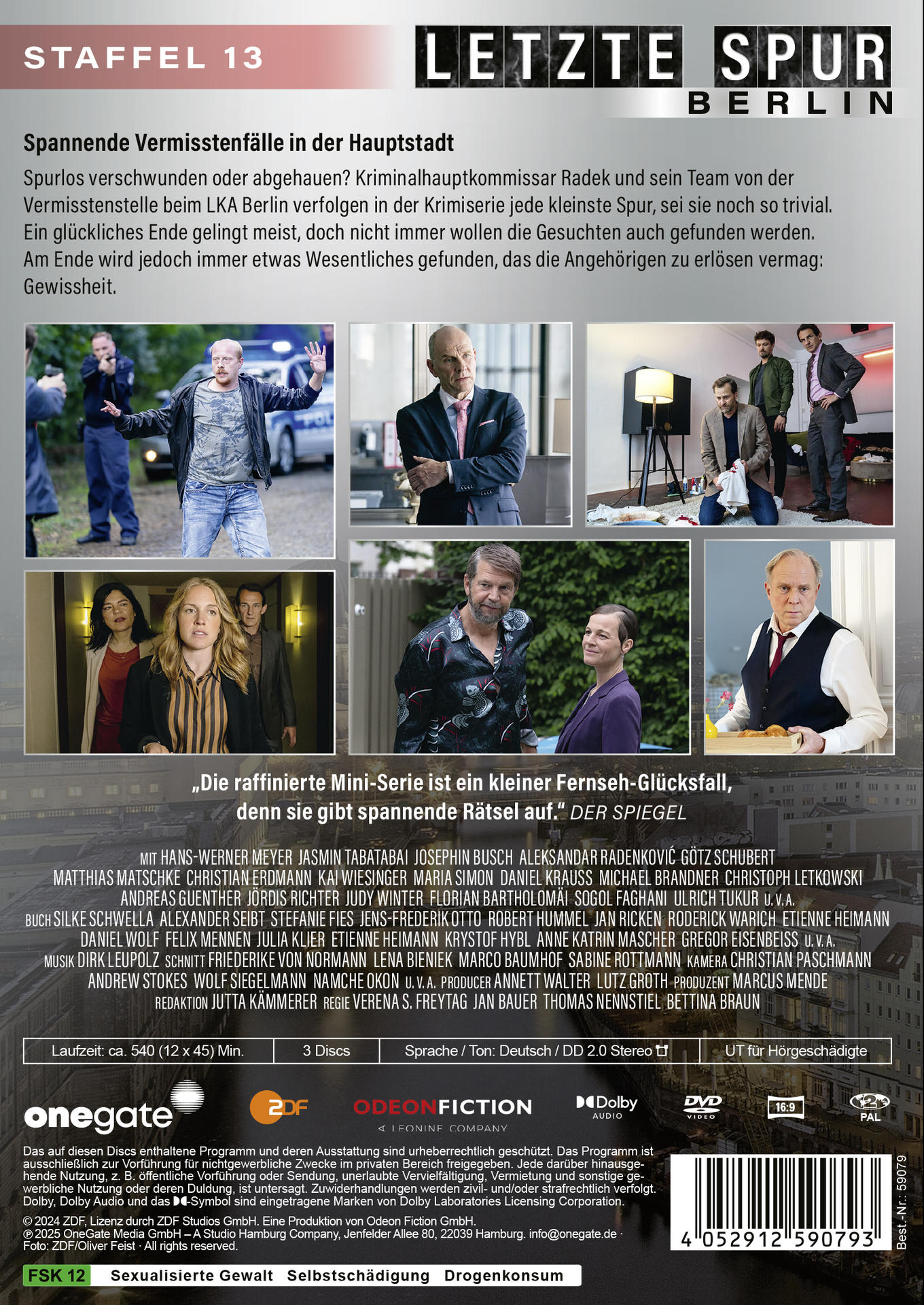 DVD-Hülle einer deutschen Fernsehserie mit Schauspielern und Titel.