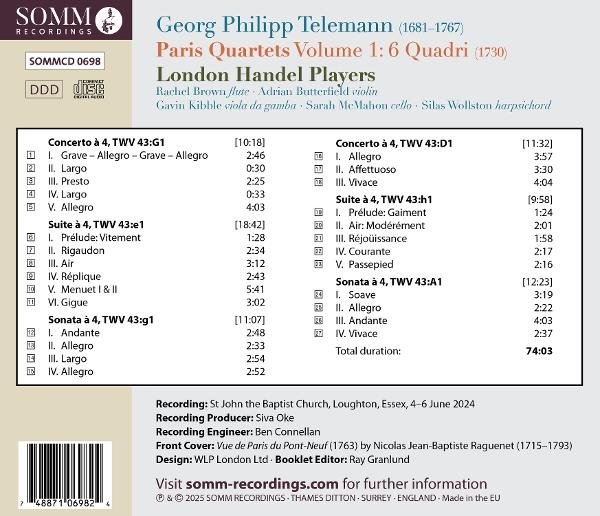 CD-Hülle hinten mit Titellisten und Details.