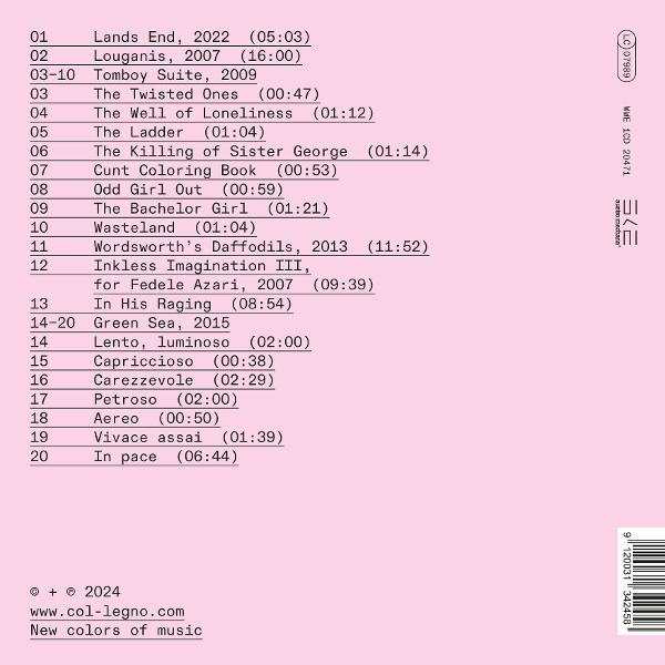 Musikalbum-Titelliste mit Titeln und Zeiten.
