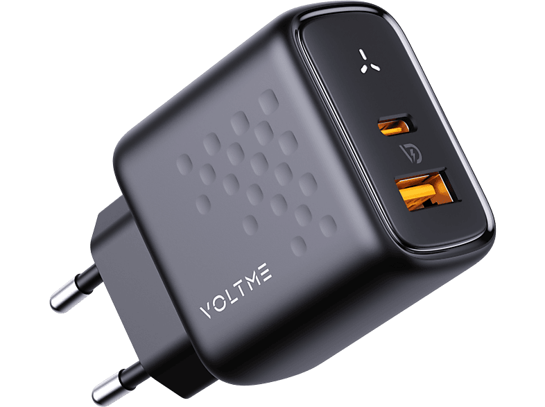 VOLTME V2113 Revo 45W CA Gan Şarj Cihazı Siyah