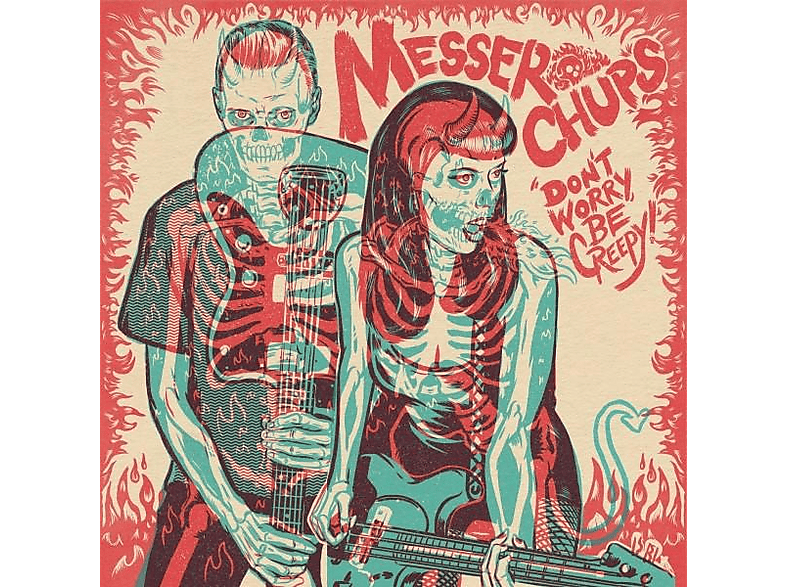 Messer Chups - Don't Worry, Be Creepy 7 (Colored Vinyl) - (Vinyl)