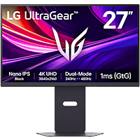 MediaMarkt LG UltraGear 27G850A-B - 27 inch - 3840 x 2160 (Ultra HD 4K) - 1 ms - 240 Hz aanbieding