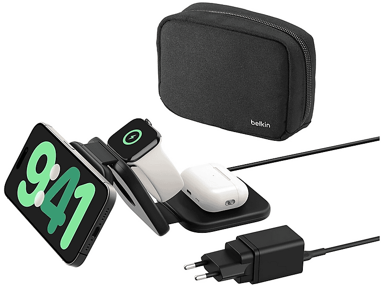 Caricatore Magsafe Belkin 3In1 Qi2