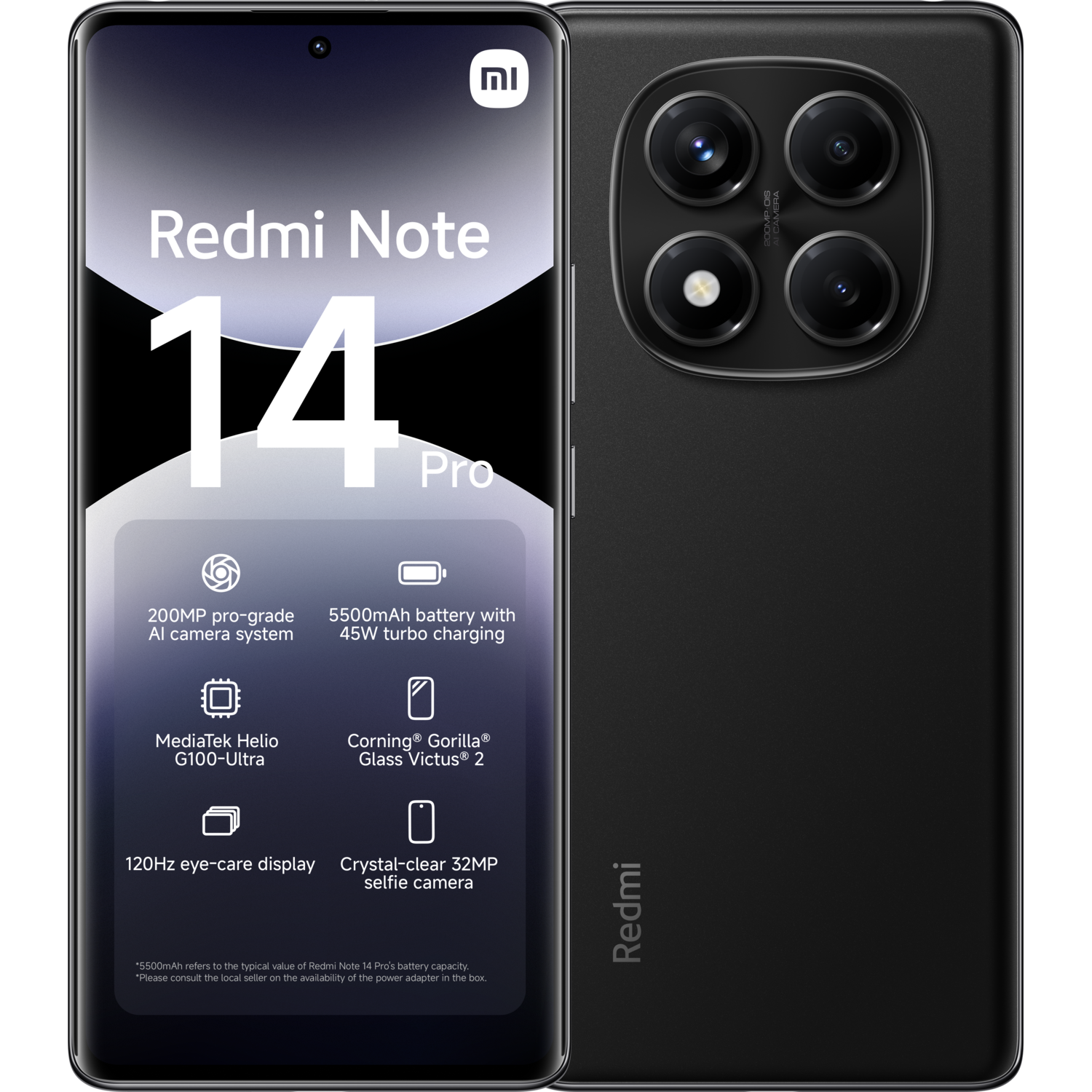 Xiaomi Redmi Note 14 Pro - 4g 256gb Midnight Zwart + Buds 6 128 Gb