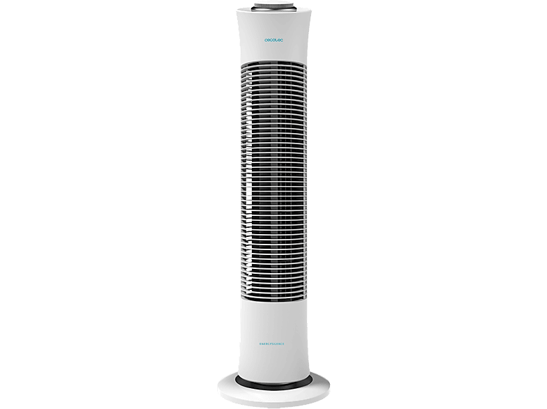 REACONDICIONADO Seminuevo Bueno Ventilador de torre - Cecotec ForceSilence 6090 Skyline, Potencia 45 W, 3 vel, Temporizador, 80 cm altura, 30", White