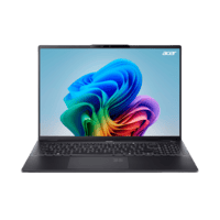 ACER ACER Swift 16 AI OLED Copilot+ PC 16 Zoll, WQXGA+, Intel® Core™ Ultra 7 Prozessor 258V, 32 GB RAM, 1 TB SSD, Windows 11 Home, Arc™ Onboard Graphics, Ice Black