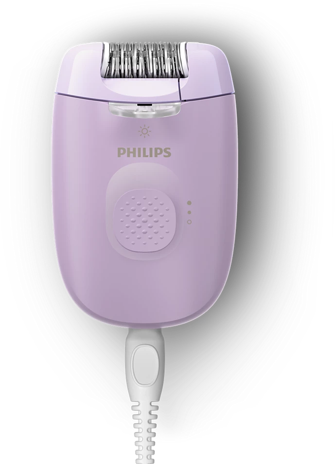 PHILIPS Satinelle Essential 4000 BRE257/00 epilátor, lila, 4 kiegészítővel