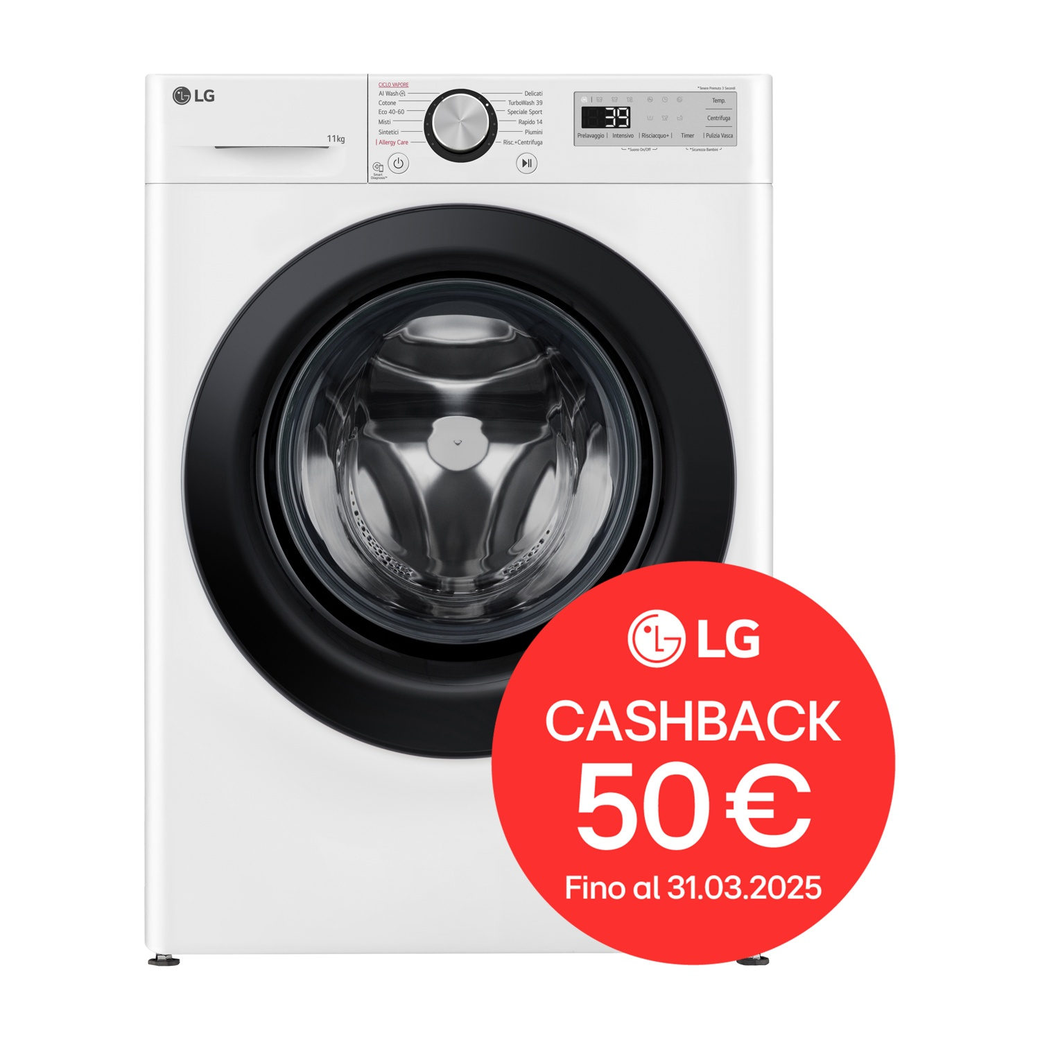 Pannello frontale lavatrice Lg MCK67732644