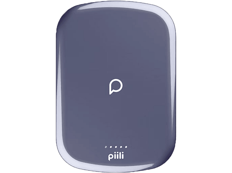 PIILI Manyetik Wireless 10.000 Mah Taşınabilir Şarj Cihazı Gri