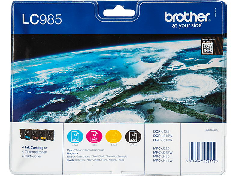 Brother LC-985VALBP Inktcartridge Multipack