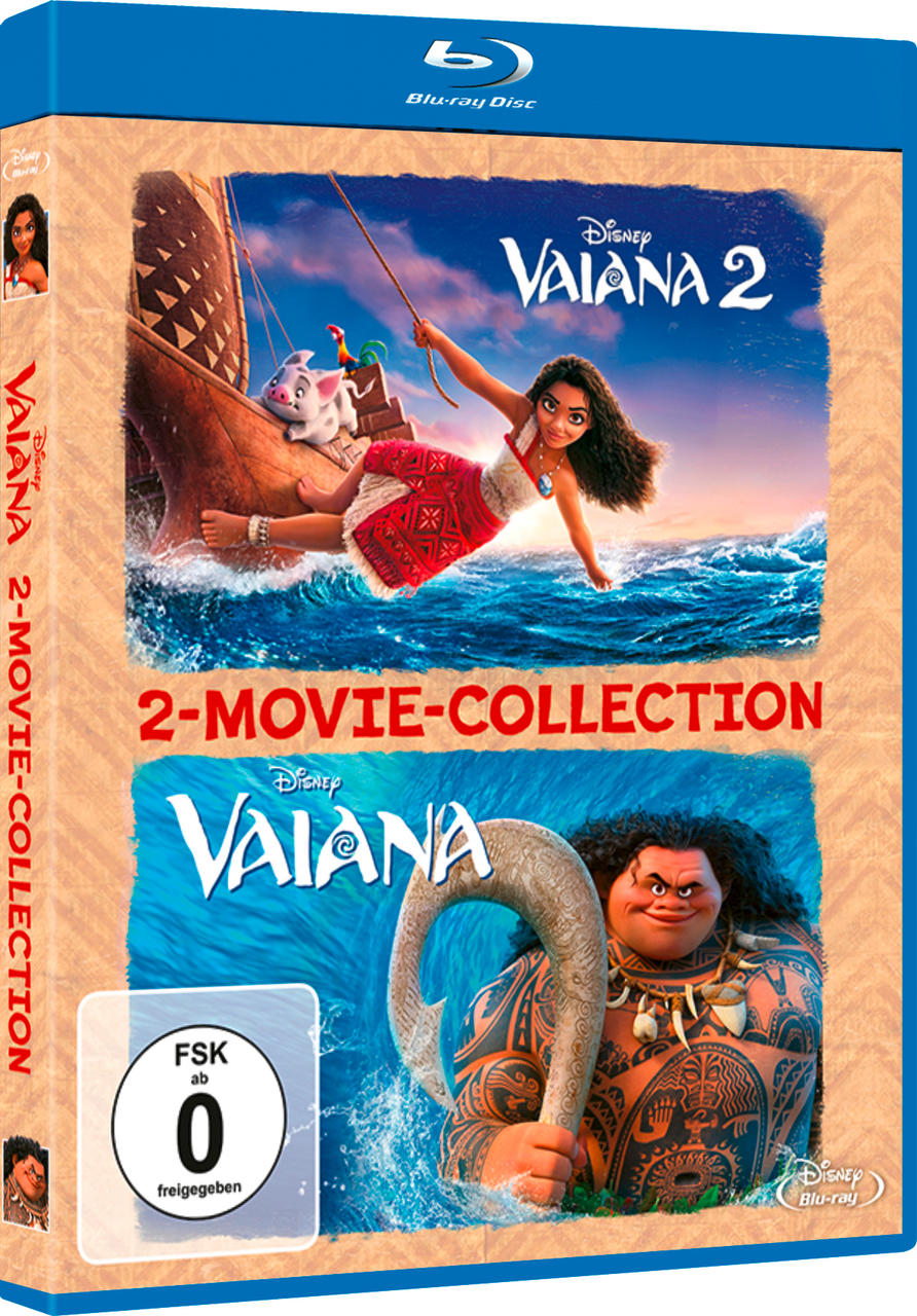 DVD-Hülle mit Moana-Charakteren auf dem Cover.