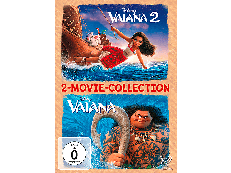 Vaiana 1+2 Movie Collection [DVD]