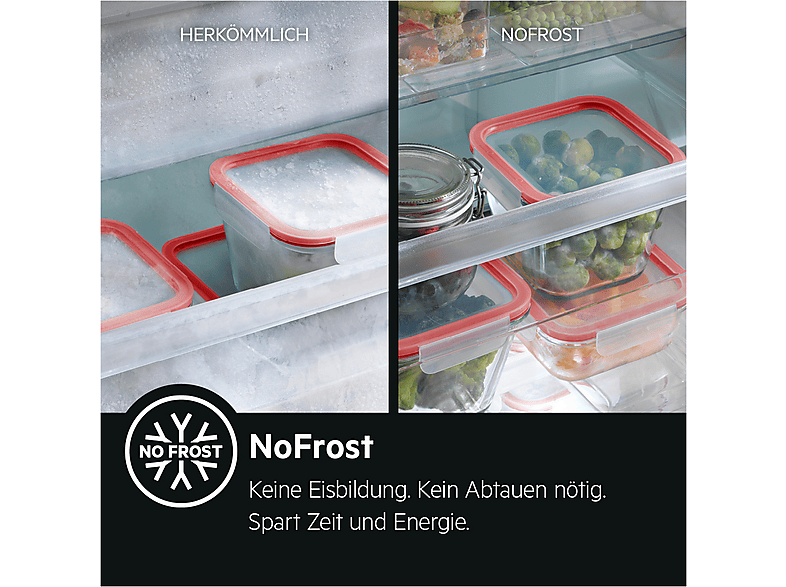 AEG AGB332E2NW Gefrierschrank (E, 226 l, 1550 mm hoch, No Frost (verminderte Eisbildung), Weiß) — Foto 4 von 5