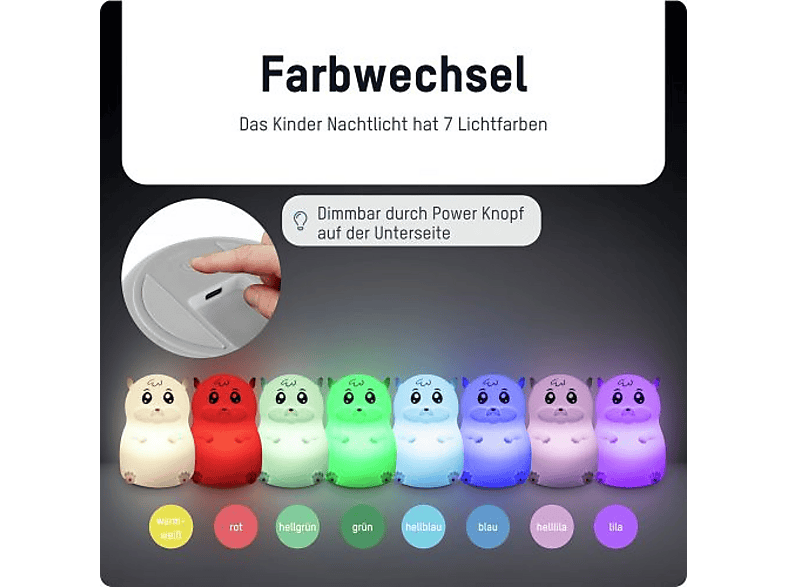 Ansmann Nachtlicht Hamster — Foto 4 von 5