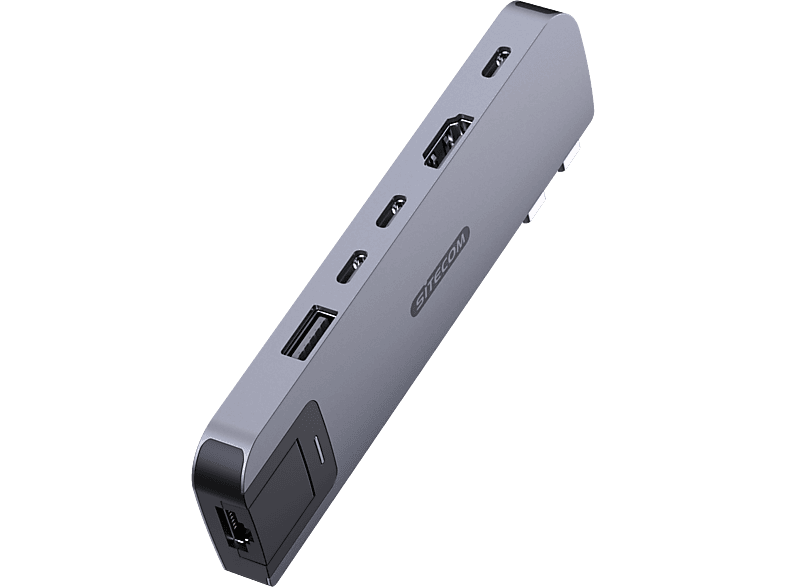 Sitecom Mp Hub 6 In 2 Gray Macbook Air Hub