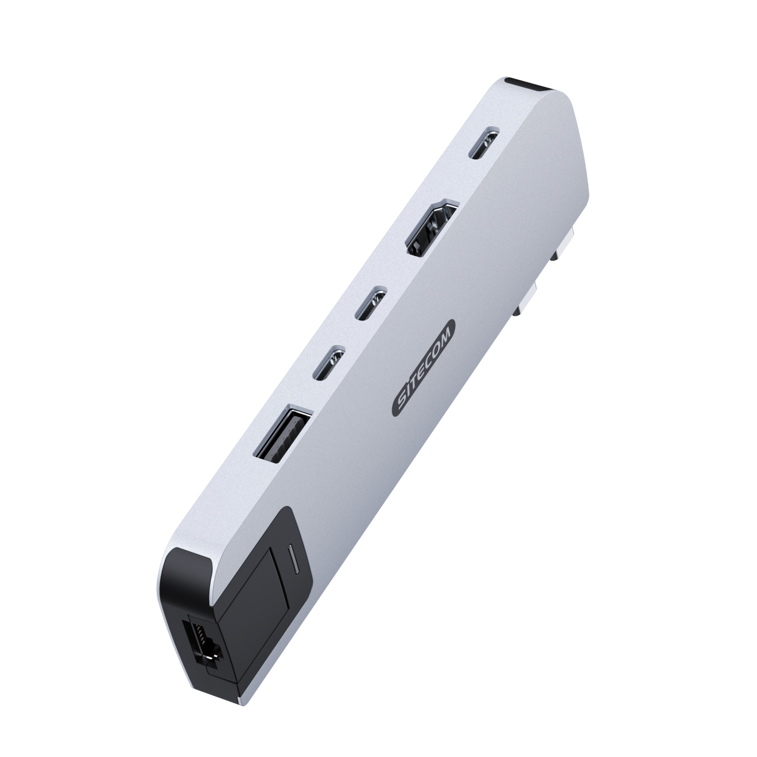 Sitecom Mp Hub 6 In 2 Silver Macbook Air Hub