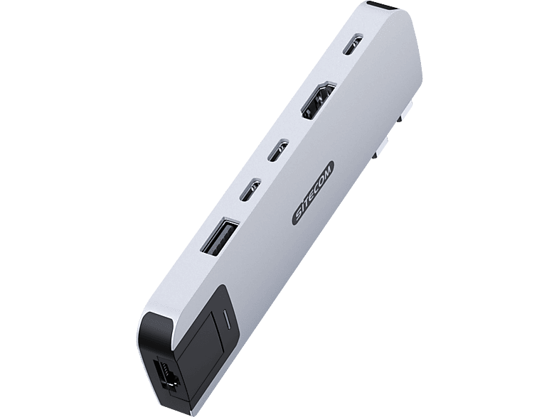 Sitecom Mp Hub 6 In 2 Silver Macbook Air Hub