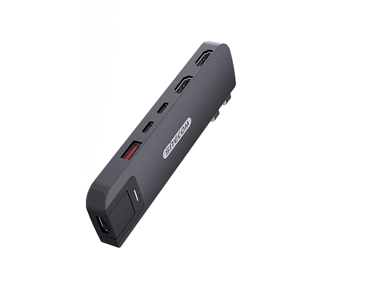 Sitecom Mp Hub 6 In 2 Black Macbook Pro Hub