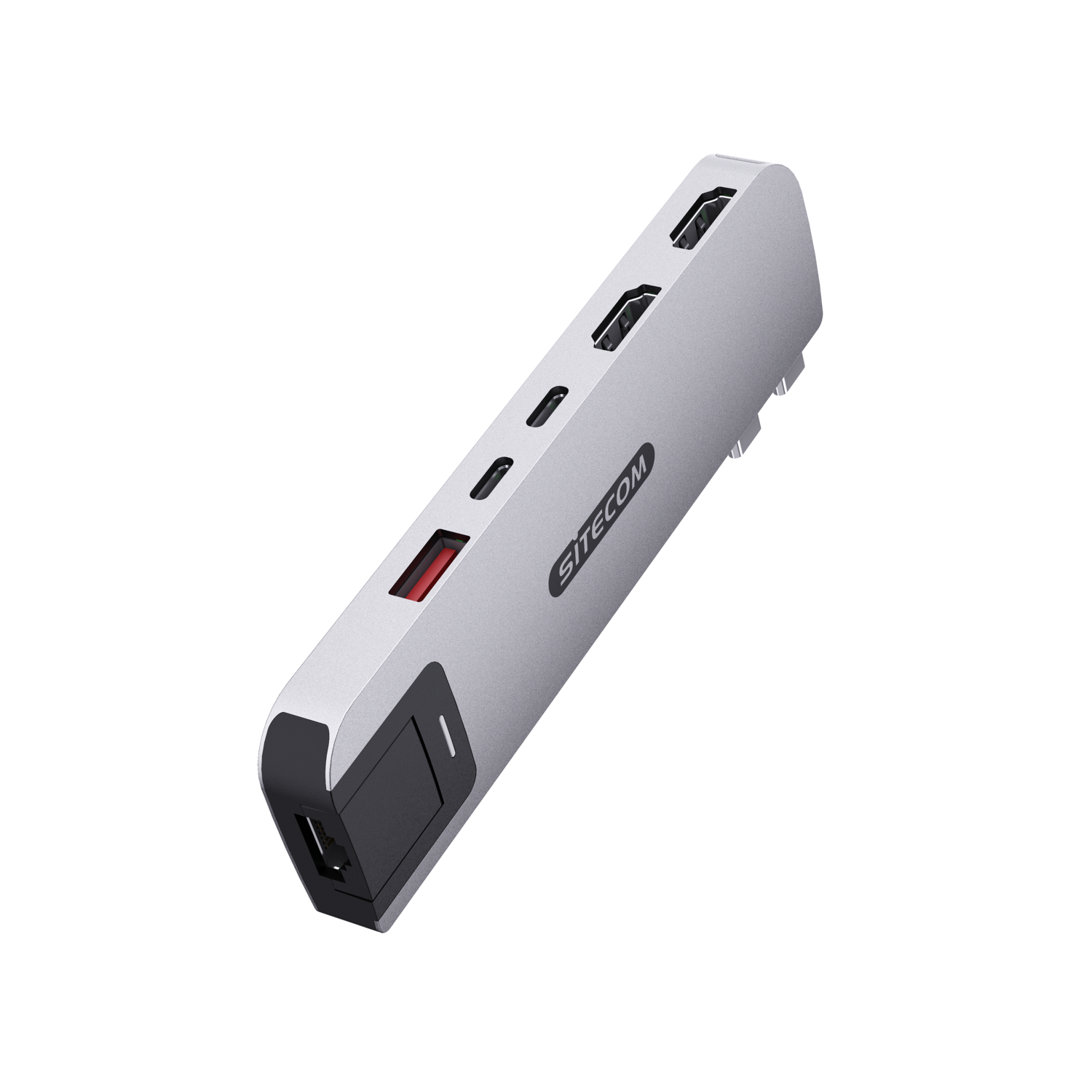 Sitecom Mp Hub 6 In 2 Silver Macbook Pro Hub