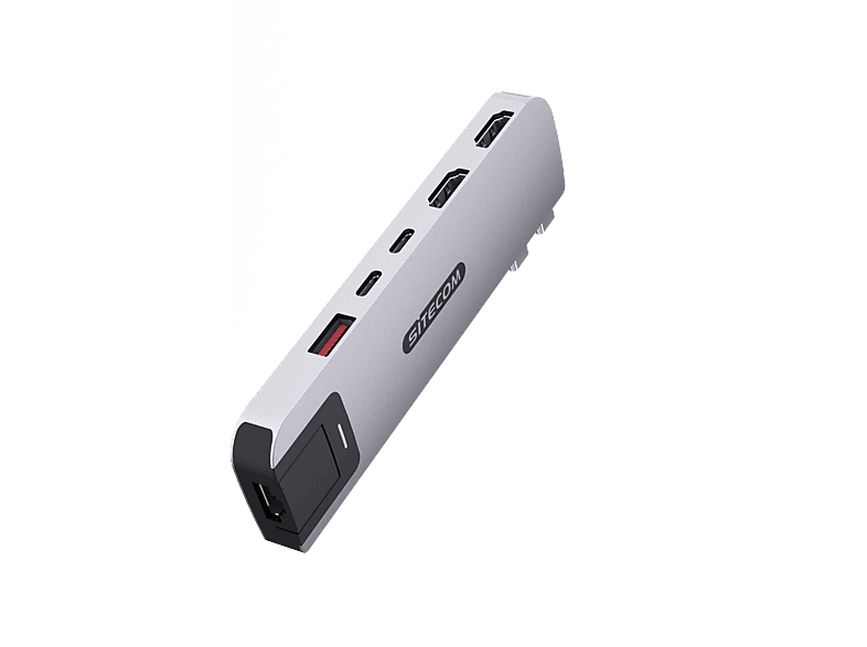 Sitecom Mp Hub 6 In 2 Silver