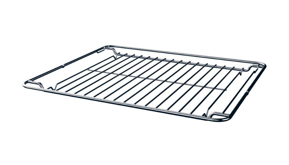 Metall-Ofenrost. Rechteckige Form mit parallelen Drähten.