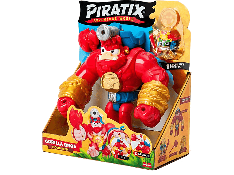 Figura - Magicbox Piratix S Gorilla Bros Boom Ben 1x6