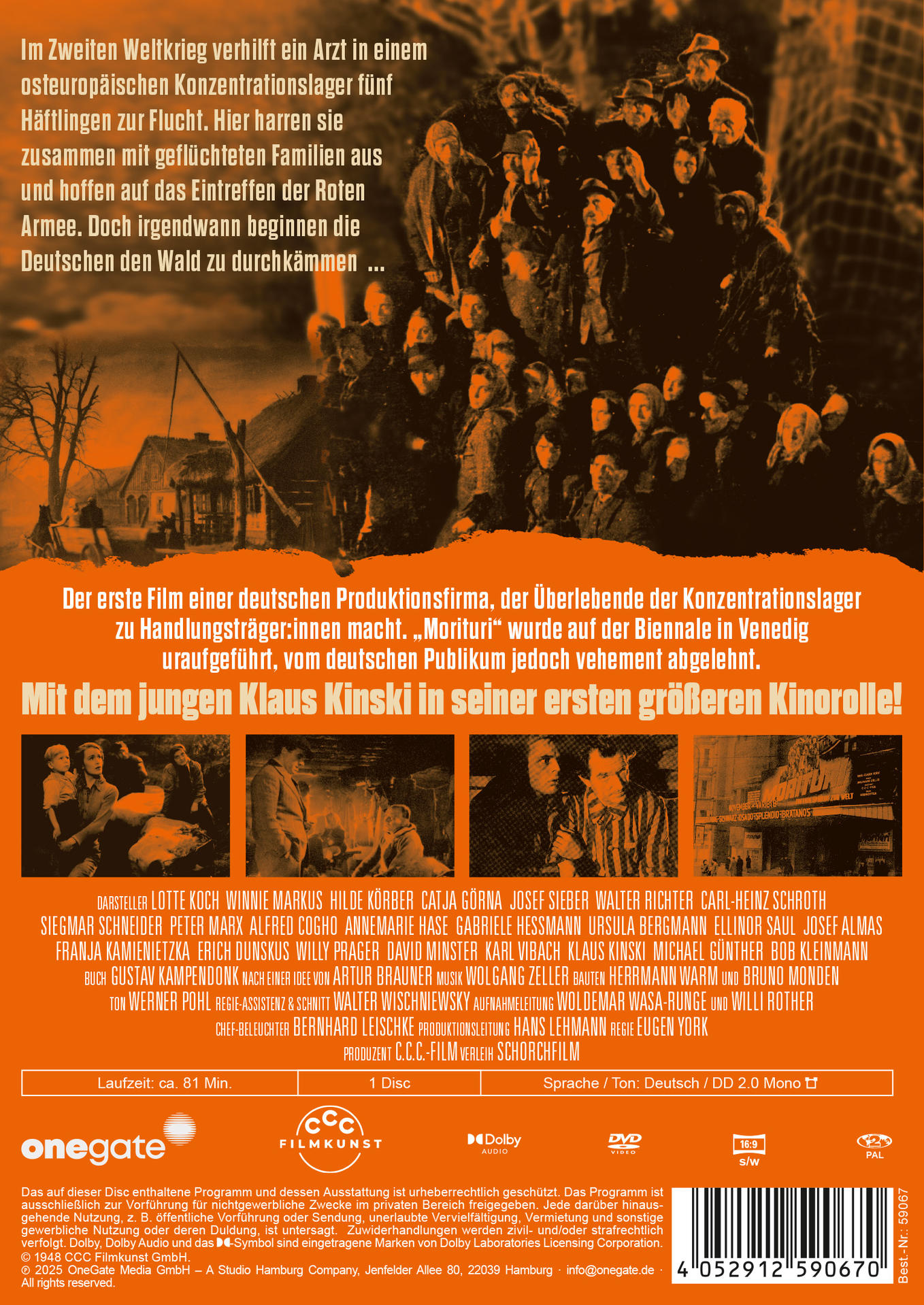 Rückseite einer DVD-Hülle mit Text und Bild.