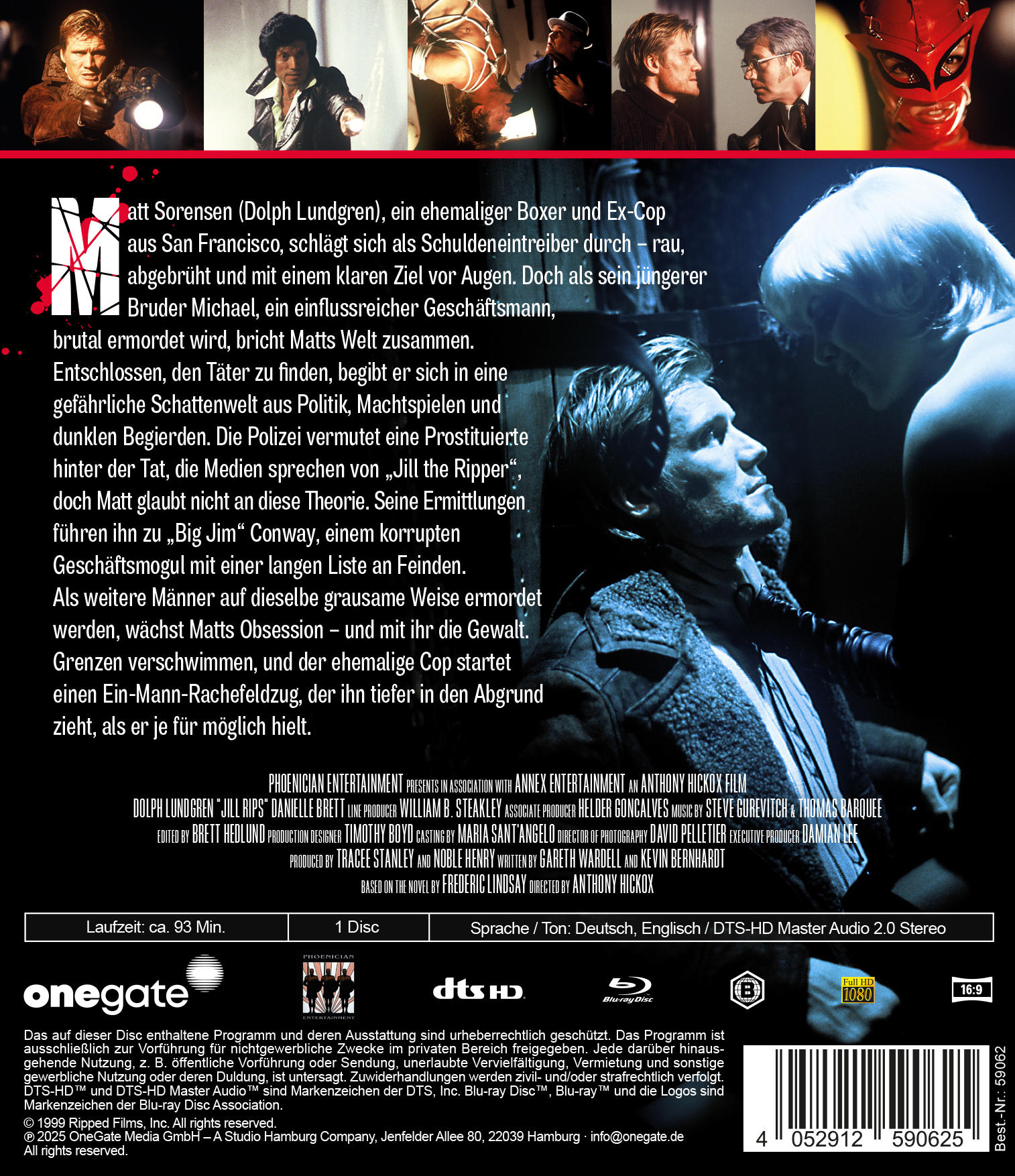 Filmposter mit Bildern von Menschen und Text auf Deutsch.