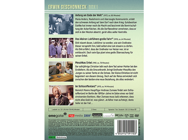 Thumbnail - Erwin Geschonneck - Box 1 DVD