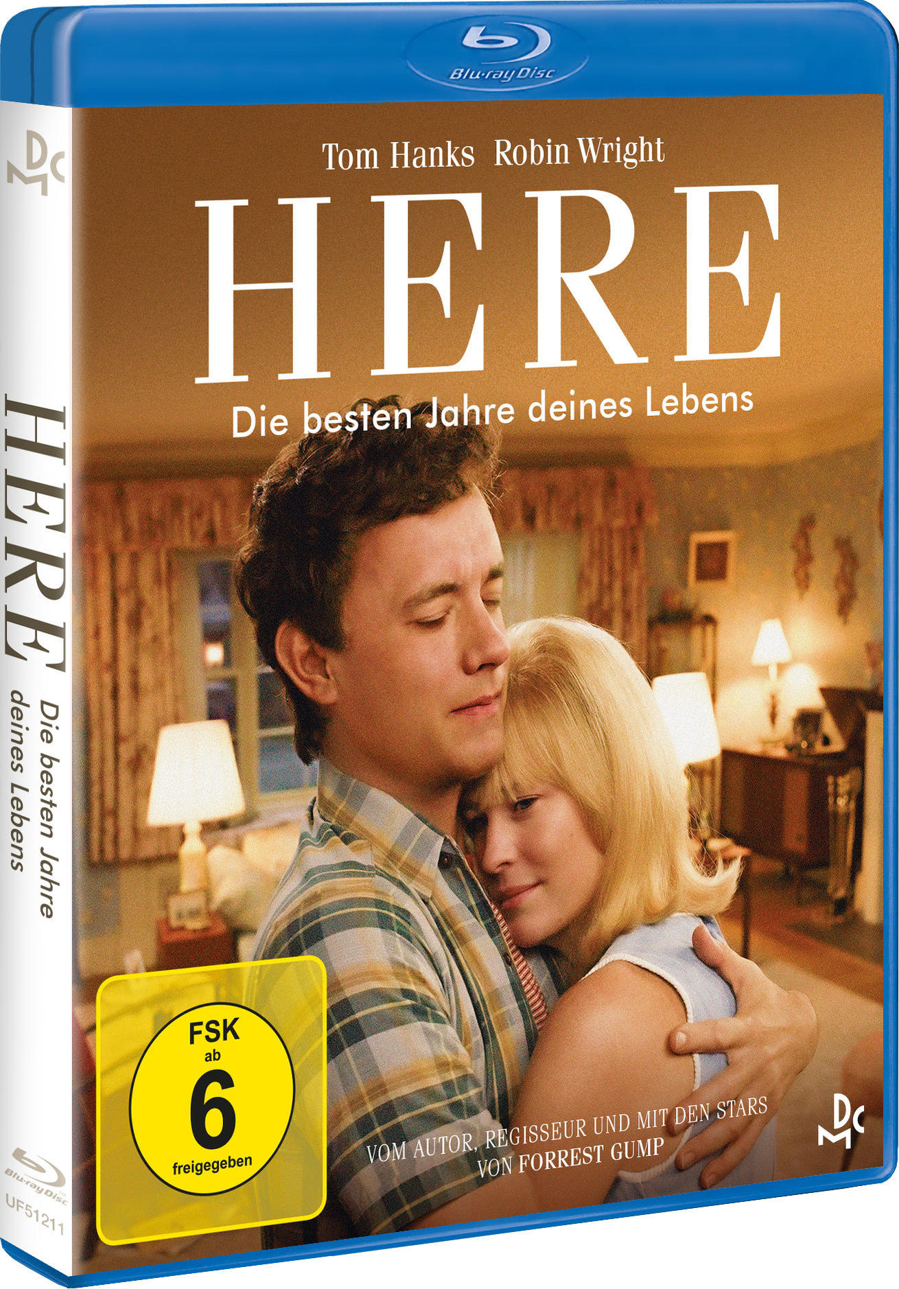 Filmcover mit Tom Hanks und Robin Wright beim Umarmen.