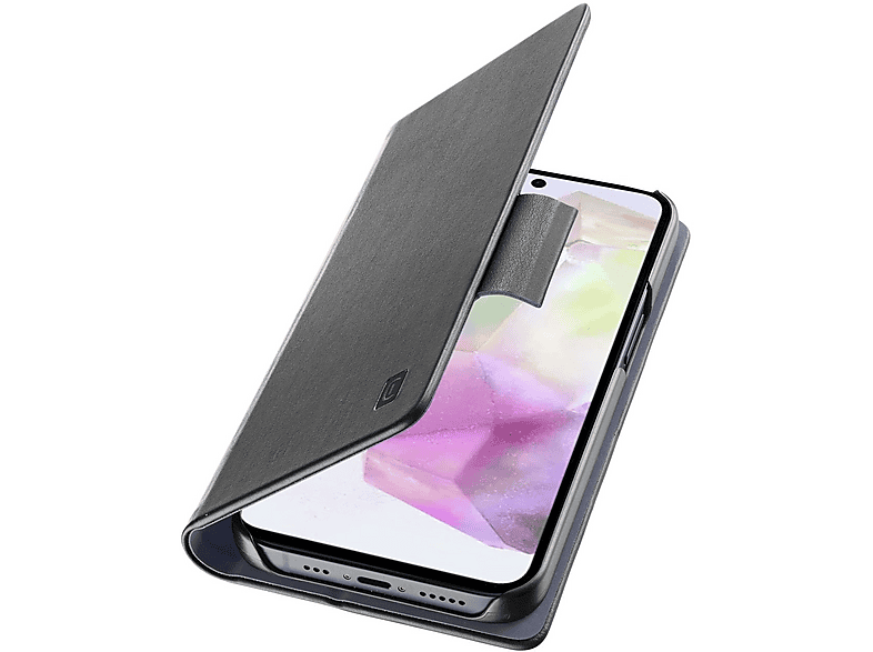 Cellularline Book, Custodia per Galaxy A36,Nero