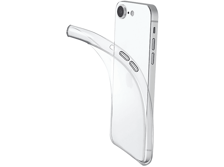 Cellularline Fine, Cover per iPhone 16e,Trasparente