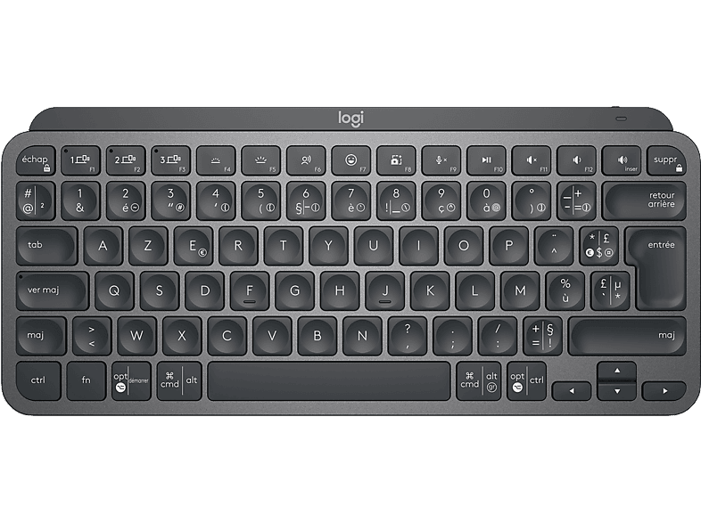 Logitech Draadloos Toetsenbord Mx Keys Mini Illuminated Azerty Fr Graphite (920-010482)