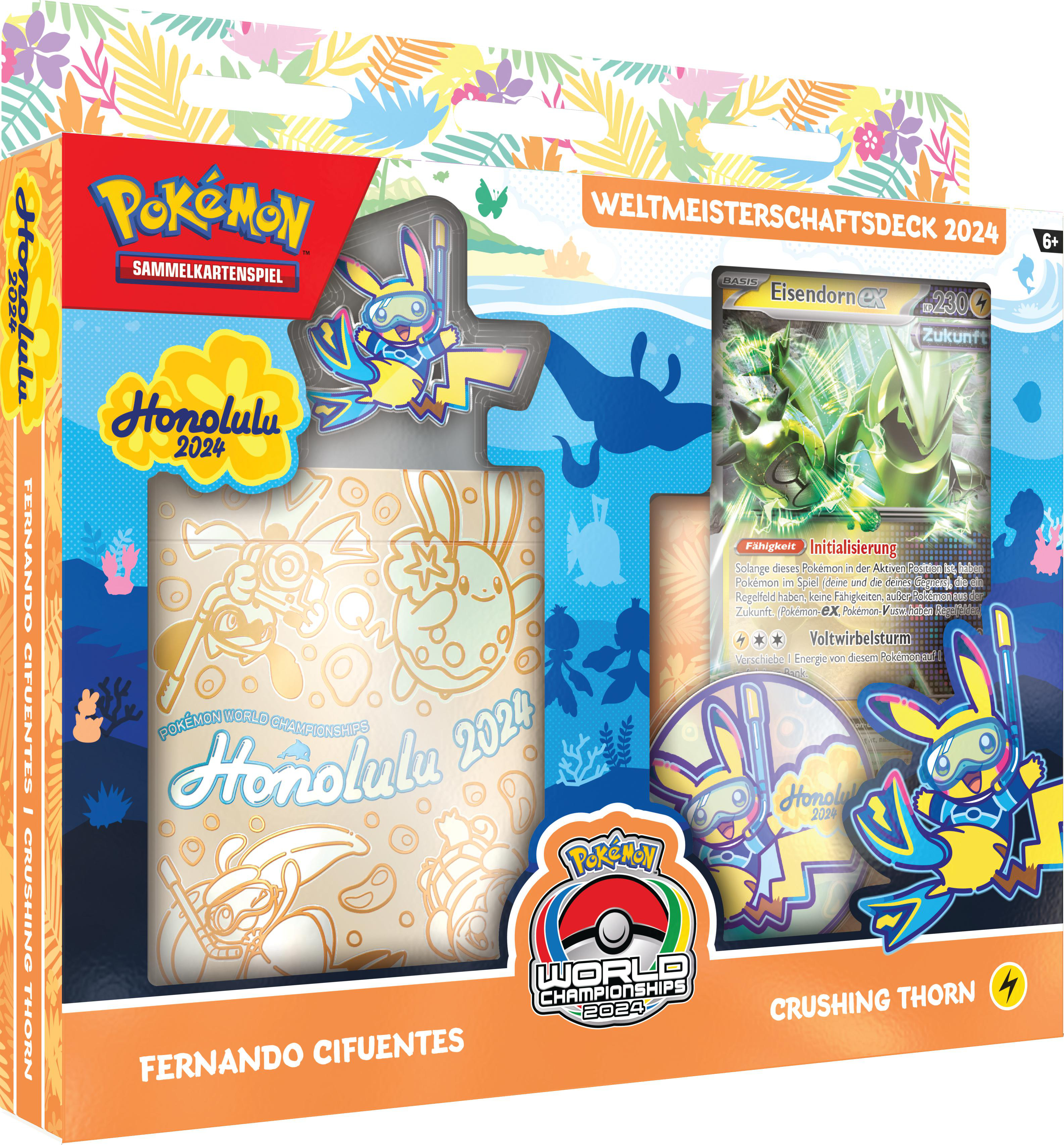 Eine Karte mit einem Mann, der ein Pokémon hält. Text und Karten sind ebenfalls abgebildet.
