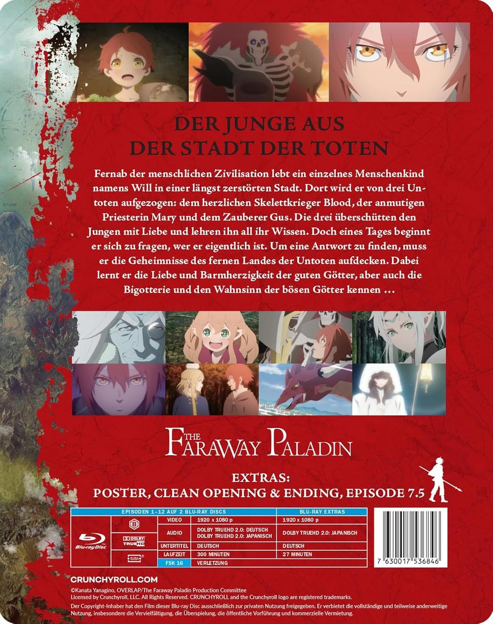 DVD-Cover mit Anime-Charakteren. Text und Illustrationen.