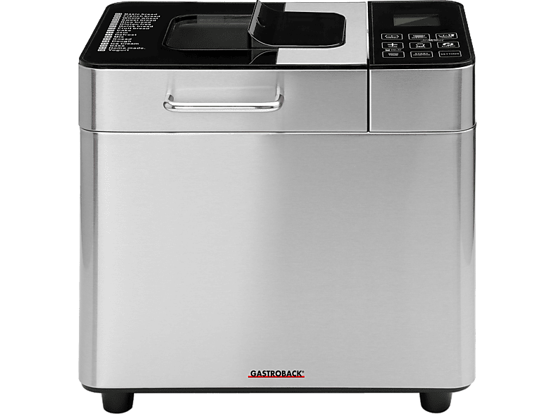 Gastroback 42823 Advanced Design Brotbackautomat, Edelstahl, Schwarz