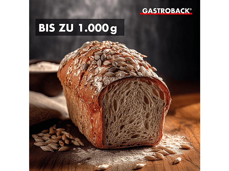 Gastroback 42823 Advanced Design Brotbackautomat, Edelstahl, Schwarz — Foto 5 von 5