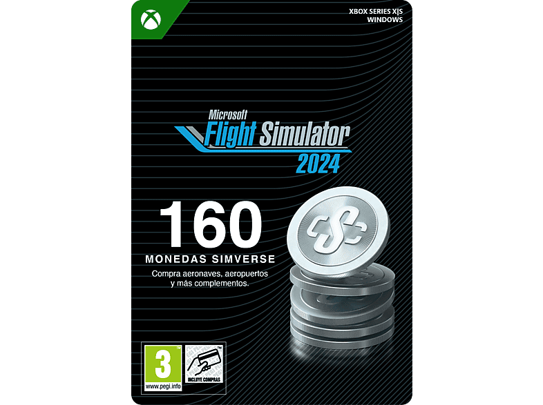 Xbox Series X S Flight Simulator 2024. 160 Simverse
