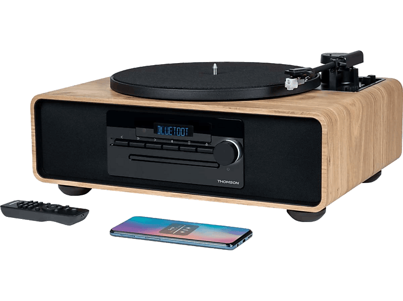 Microcadena Thomson MIC300TT 60 W Bluetooth Tocadiscos CD MP3 
