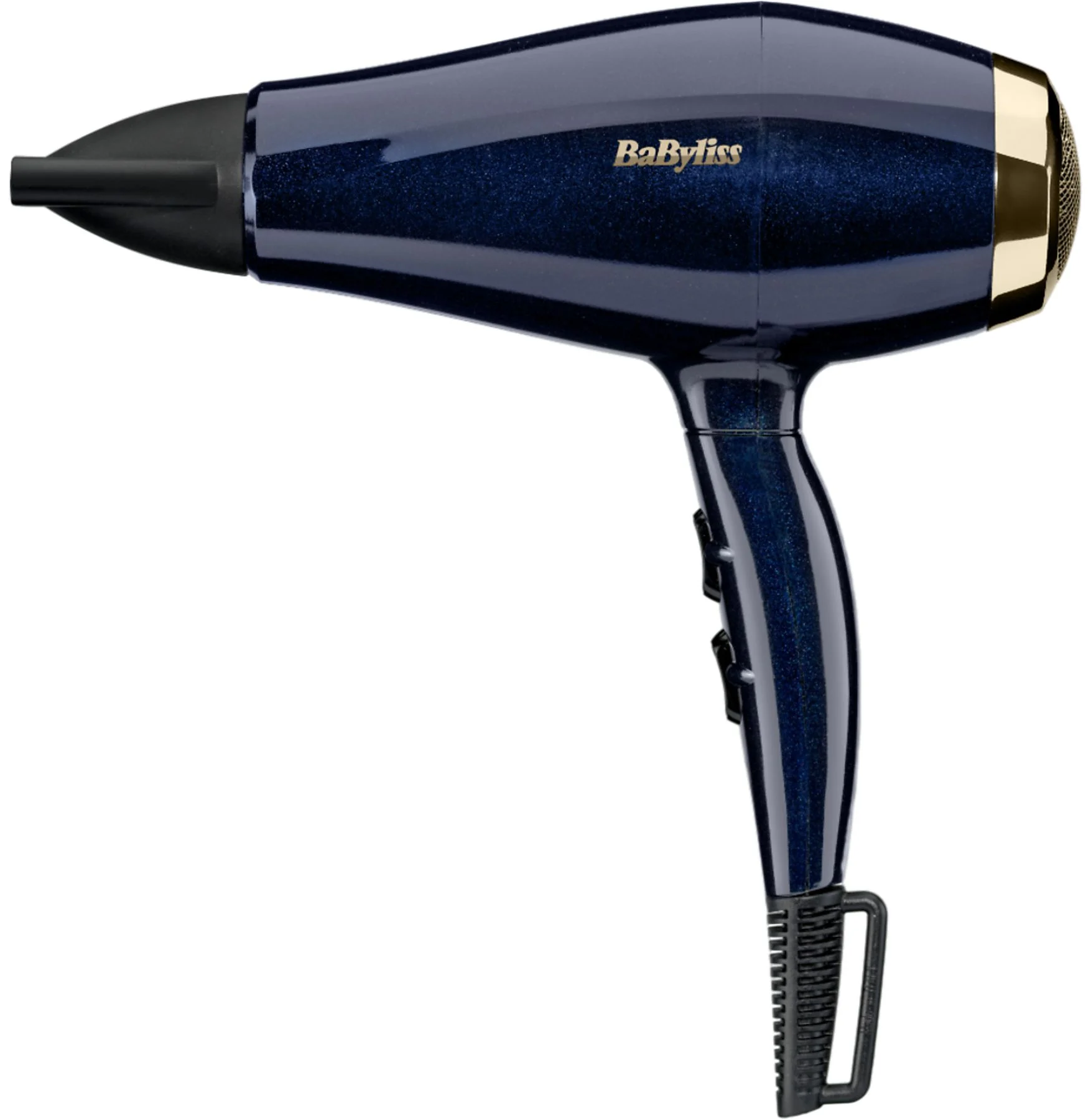 BABYLISS 5911E Black Onyx hajszárító, HTDC motor, 2100W, kék-arany (5911E)
