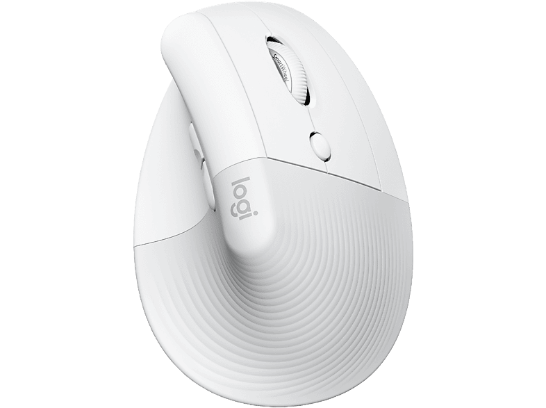 Logitech Lift voor Mac Verticale Ergonomische Muis Wit