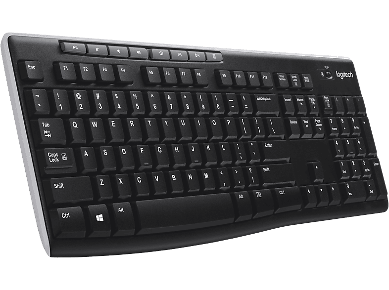 Logitech Draadloos Toetsenbord K270 Azerty Zwart (920-003754)