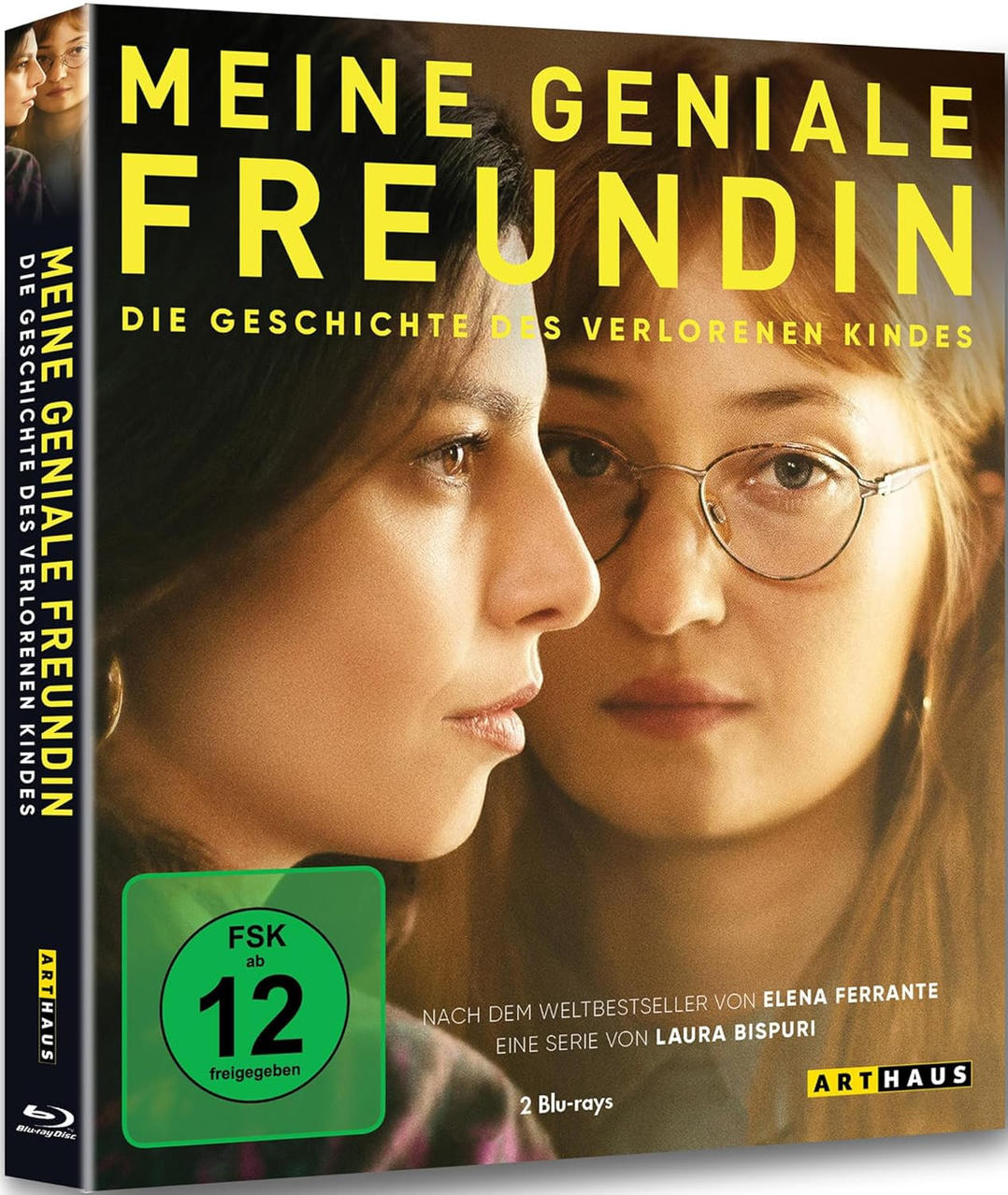DVD-Hülle mit Gesichtern zweier Frauen und deutschem Text.