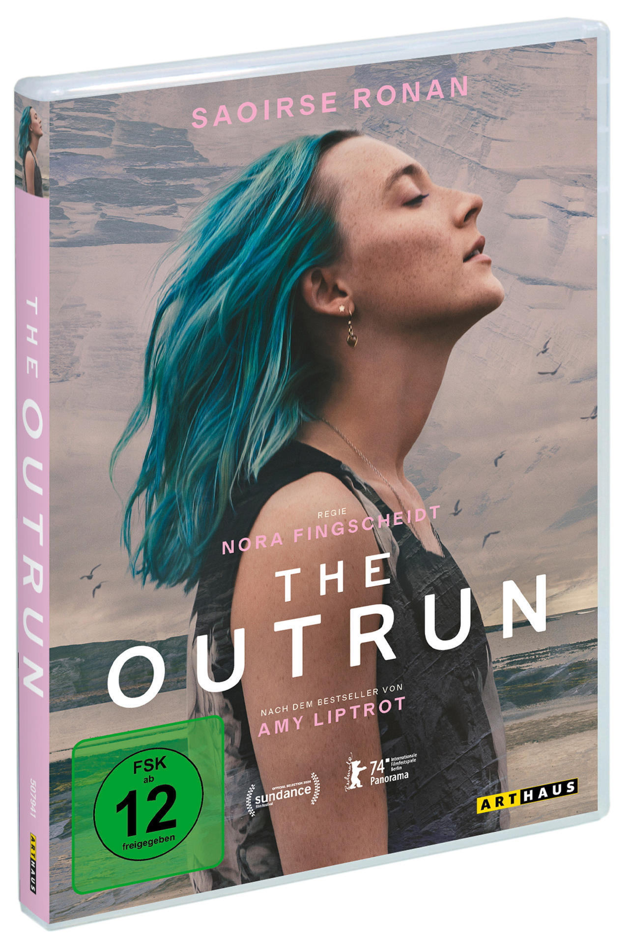 DVD-Hülle mit Frau mit blauen Haaren.