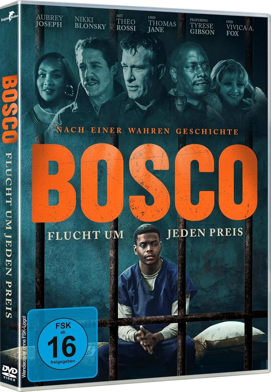 Bosco Film-DVD-Cover mit Besetzung und Titel.